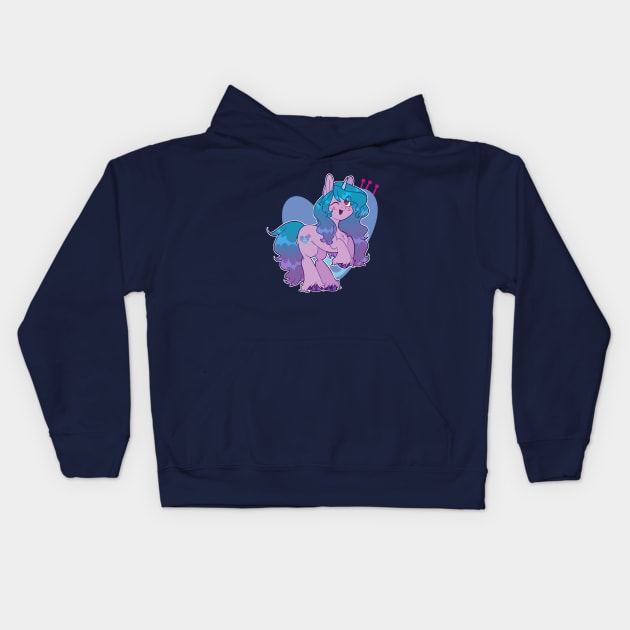 MLP: Izzy Moonbow Kids Hoodie by Nullkunst